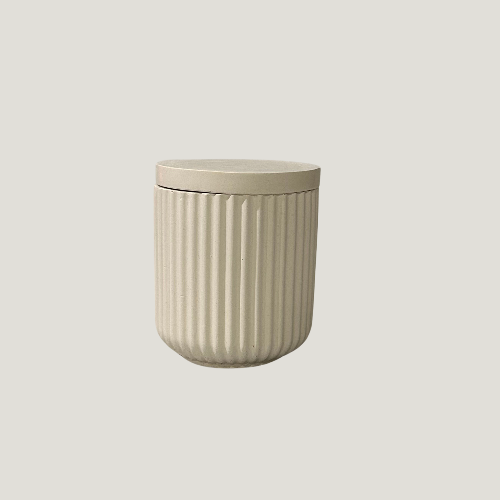 Odessa Ribbed Vessel with Lid